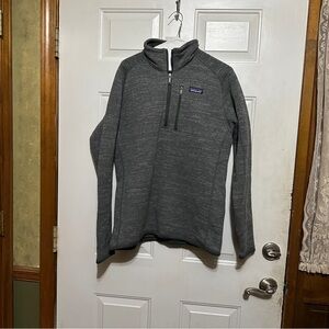Patagonia Men’s Medium‎ Gray  Fleece 1/4 Zip Pullover Jacket RN 51884 Outdoor